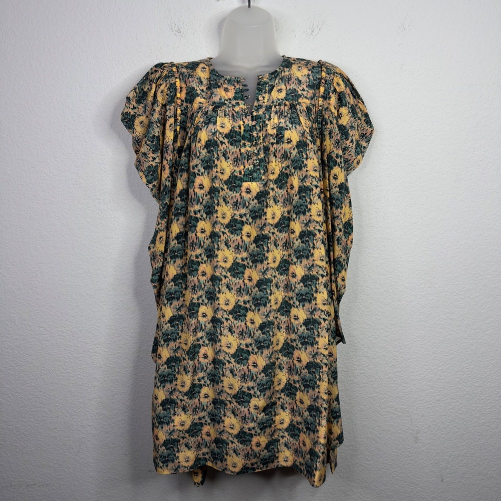 Ulla Johnson Elaine Begonia Dress Womens 2 Silk Floral Mini Romantic Luxury